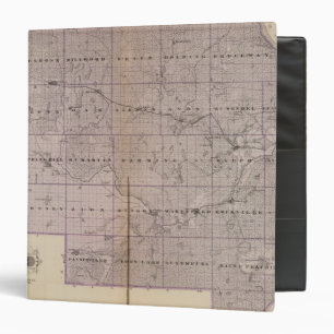 Classeur Carte du comté de Stearns, Minnesota