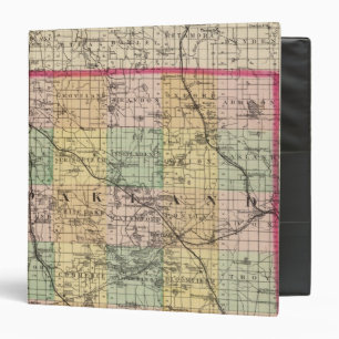 Classeur Carte du comté d'Oakland, Michigan