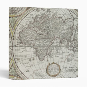 Classeur Carte du monde 1676