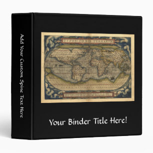 Classeur Carte du monde Vintage Atlas Conception historique