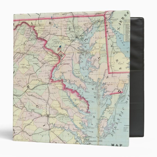 Classeur Carte Du Siège De La Guerre (Devant/Intérieur)