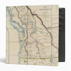 Classeur Carte du territoire de l'Oregon 2