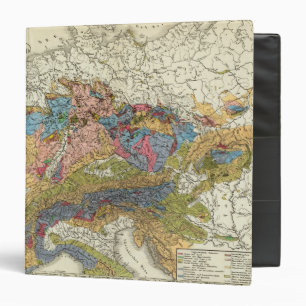 Classeur Carte géologique de l'Allemagne