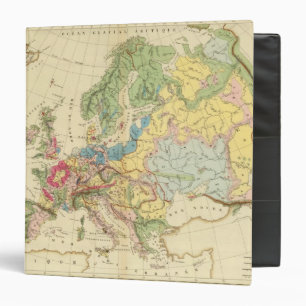 Classeur Carte géologique de l'Europe