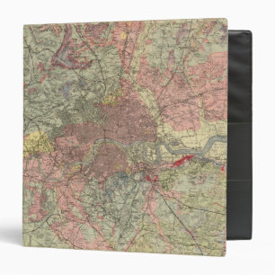 Classeur Carte géologique de Londres