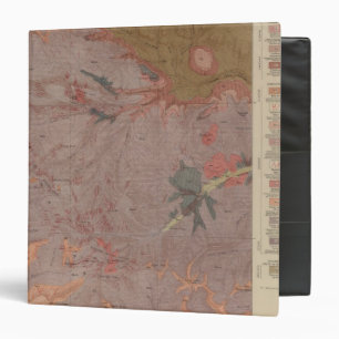 Classeur Carte géologique, partie nationale de Yellowstone