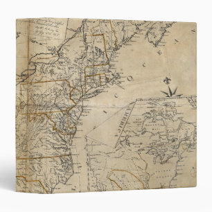 Classeur CARTE : Les ETATS-UNIS, 1783