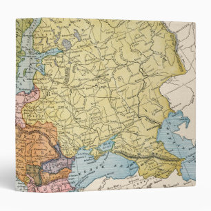 CLASSEUR CARTE : L'EUROPE, 1885