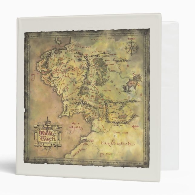 Classeur Carte MIDDLE EARTH™ (Devant/Intérieur)