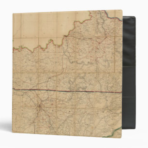 Classeur Carte militaire des États du Kentucky