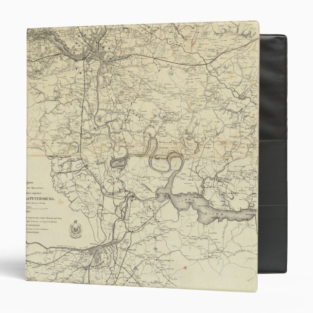 Classeur Carte militaire des États-Unis (Devant/Intérieur)