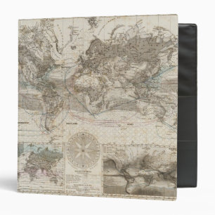 Classeur Carte mondiale du flux aérien