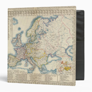 Classeur Carte politique militaire de l'Europe