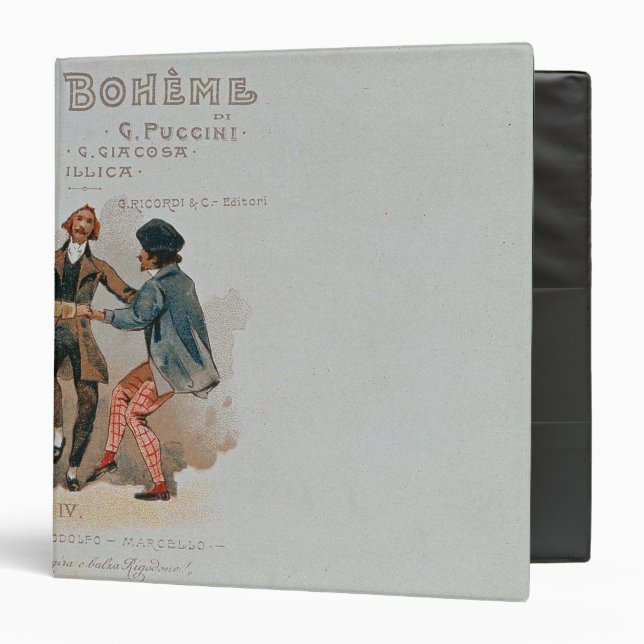 Classeur Carte postale commémorative La d'opéra ' (Devant/Intérieur)