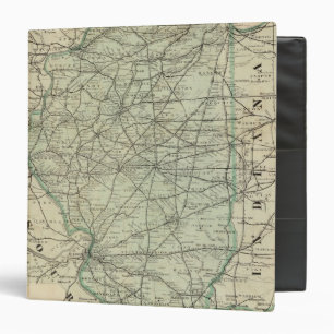Classeur Carte routière officielle de l'Illinois