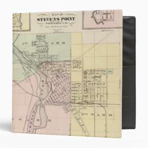 Classeur Cartes de Stevens Point, Elroy et Wonewoc