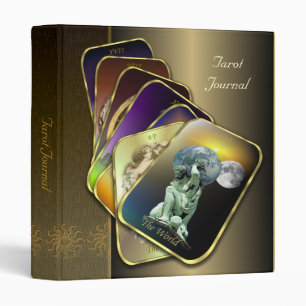 Classeur Cartes de tarot mélangées 1" journal de tarot