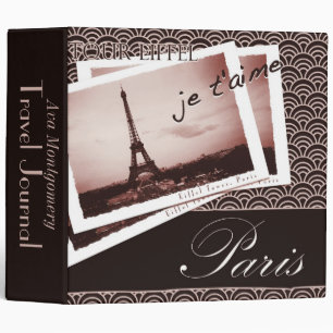 Classeur Cartes postales de Paris Travel Journal 2" Classeu