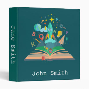 Classeur Cartographie mignon alphabétisation lecture jeune