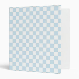 Classeur Carton bleu pastel et blanc