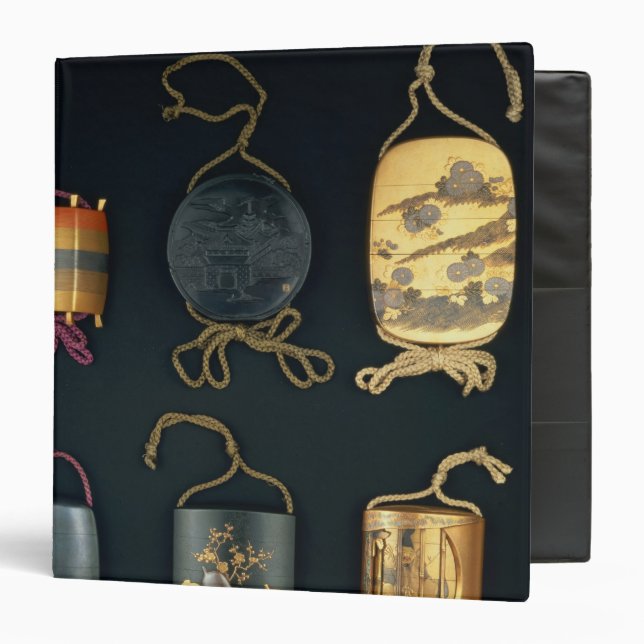 Classeur Cas d'Inro, 19ème siècle (Devant/Intérieur)