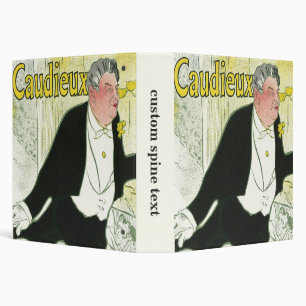 Classeur Caudieux par Toulouse Lautrec, Art Nouveau ancien