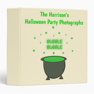 Classeur Cauldron et Bubbling Green Brew Halloween Photo