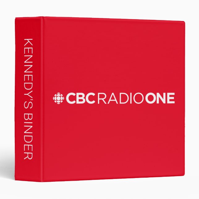 Classeur CBC Radio One (Devant/Côté)