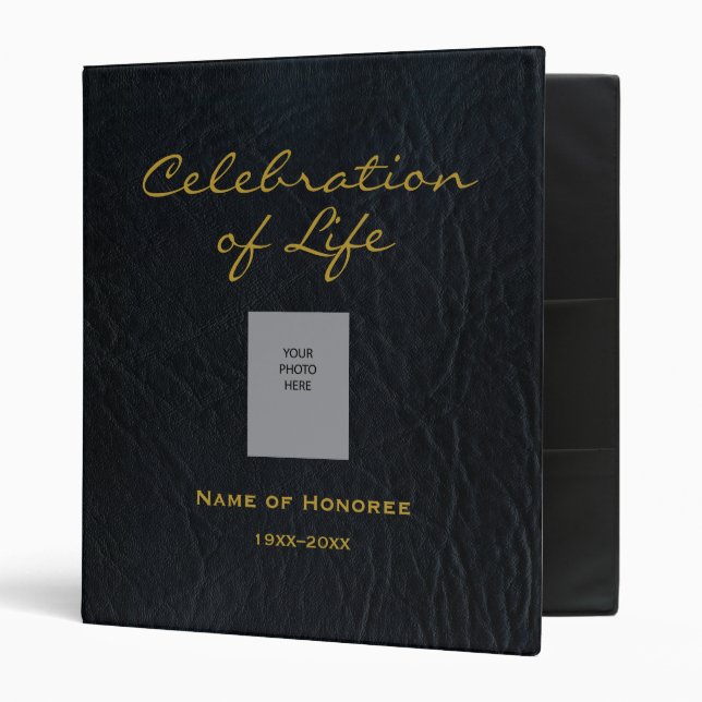 Classeur Célébration de la vie Scrapbook Album Faux cuir (Devant/intérieur)