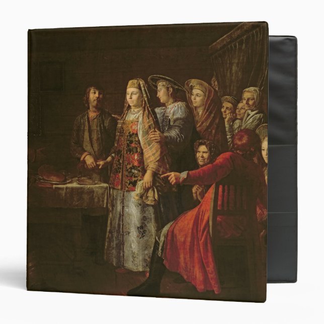 Classeur Célébration de l'accord de mariage, 1777 (Devant/Intérieur)