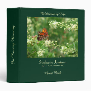 Classeur Célébration du livre de la mémoire de vie, Papillo