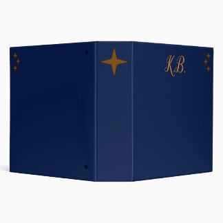 Classeur Celestial Scholar Blue Binder Study Essential