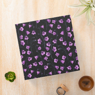 Classeur Cellules bleues de minuit, cloches, Bellflowers 2