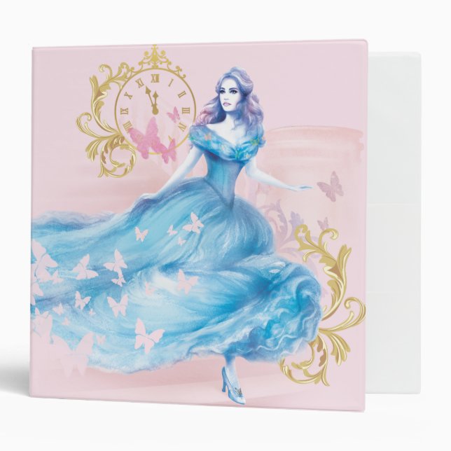 Classeur Cendrillon approchant minuit (Devant/intérieur)
