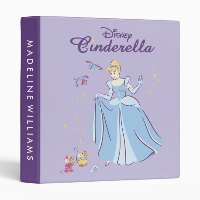 Classeur Cendrillon | Bibbidi, Bobbidi, Boo (Devant/Côté)