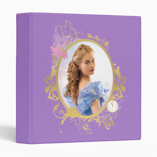 Classeur Cendrillon Orné (Devant/Côté)