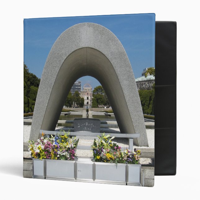 Classeur Cénotaphe commémoratif d'Hiroshima (Devant/intérieur)