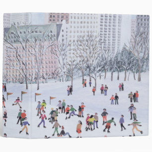 Classeur Central Park New York 1994 de piste de patinage