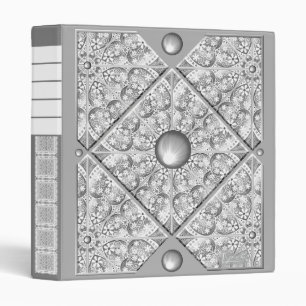 Classeur Céramique gris dentelle