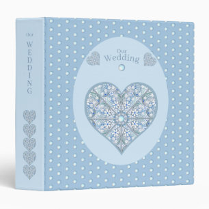 Classeur Céramique Lace Bleu clair