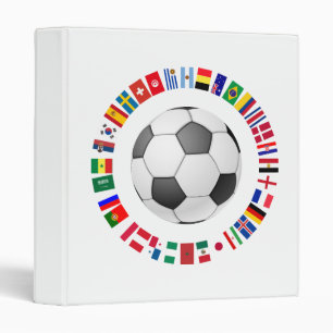 CLASSEUR CERCLE DE SYMBOLE DE FOOTBALL DE SOCCER 2018