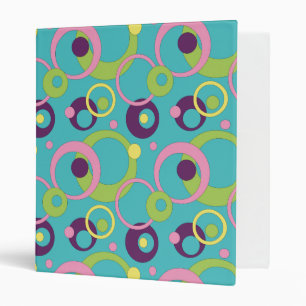 Classeur Cercles Bleus Funky
