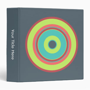 Classeur Cercles colorés 04