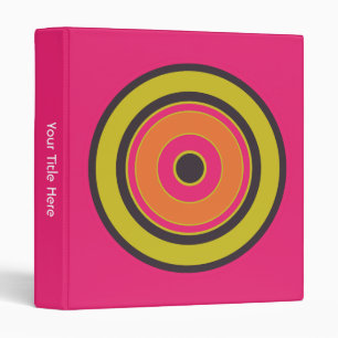 Classeur Cercles colorés 06