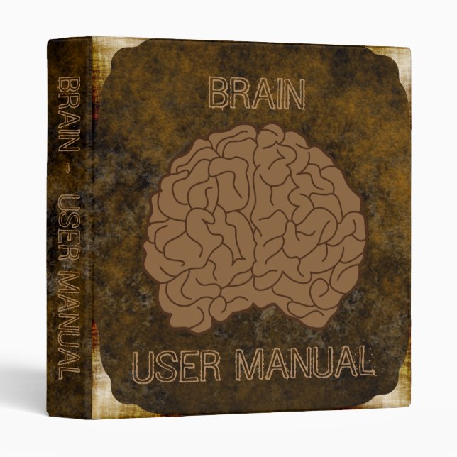 Classeur Cerveau - manuel d'utilisation (Devant/Côté)