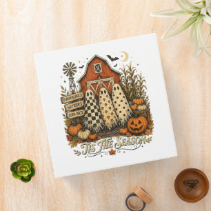 Classeur C'est la saison automne Halloween Fantômes
