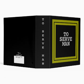 Classeur "C'est un livre de cuisine ! "