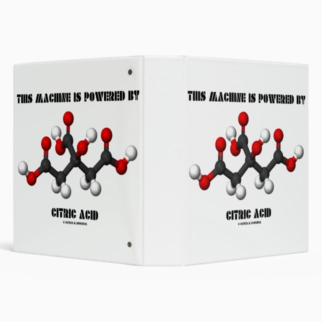 Classeur Cette Machine Est Alimentée Par La Chimie Citrique (Arrière-plan)