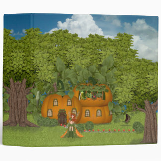 Classeur Chalet Citrouille fée d'automne