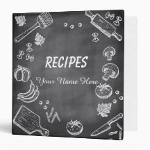 Chalkboard Cuisine ustensiles recette livre classe